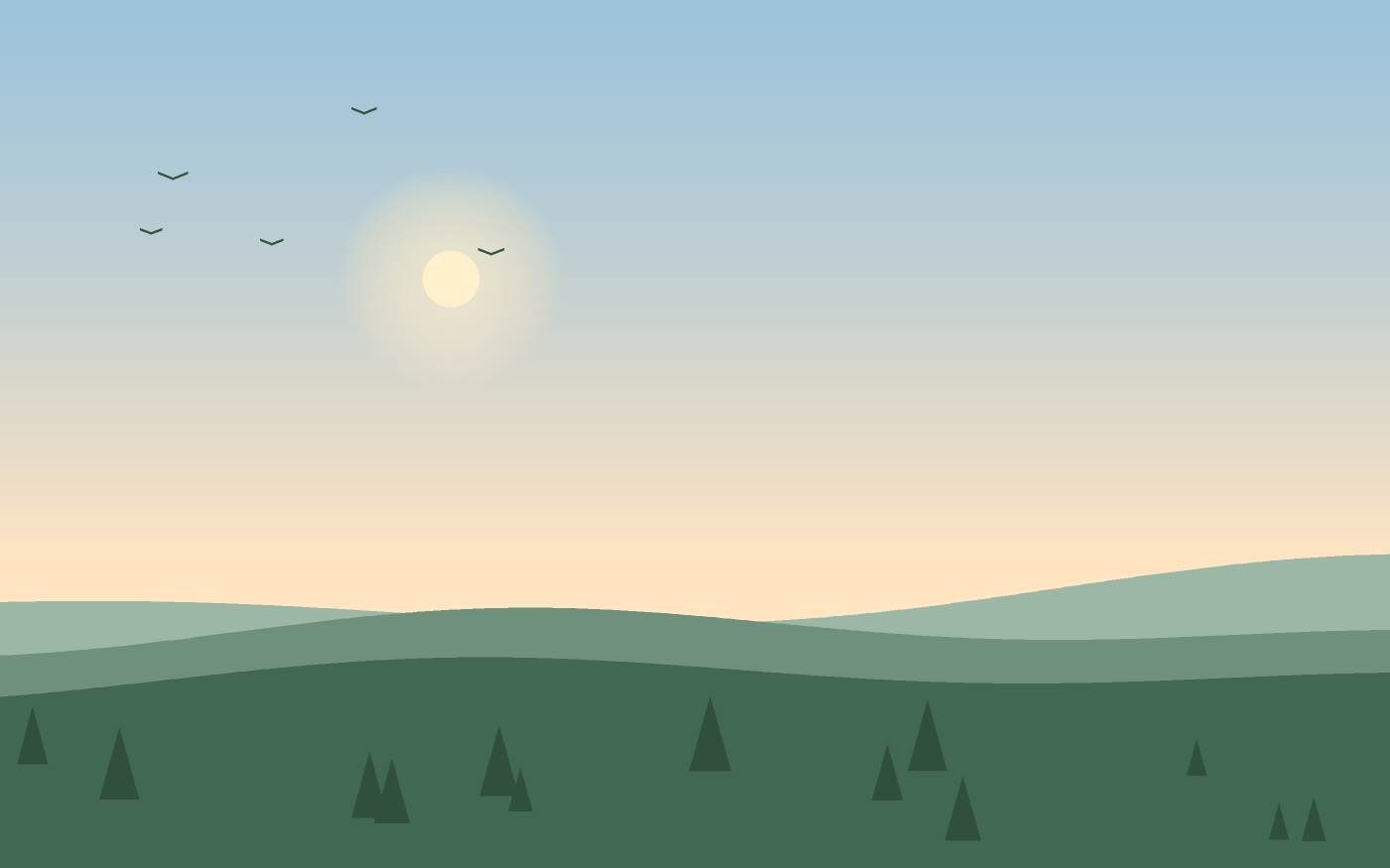 Landschaftsillustration