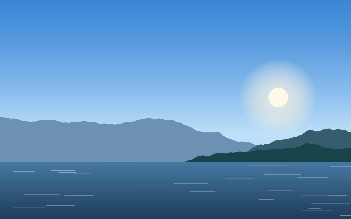 Landschapsillustratie