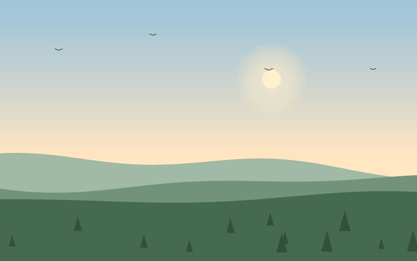 Landschapsillustratie
