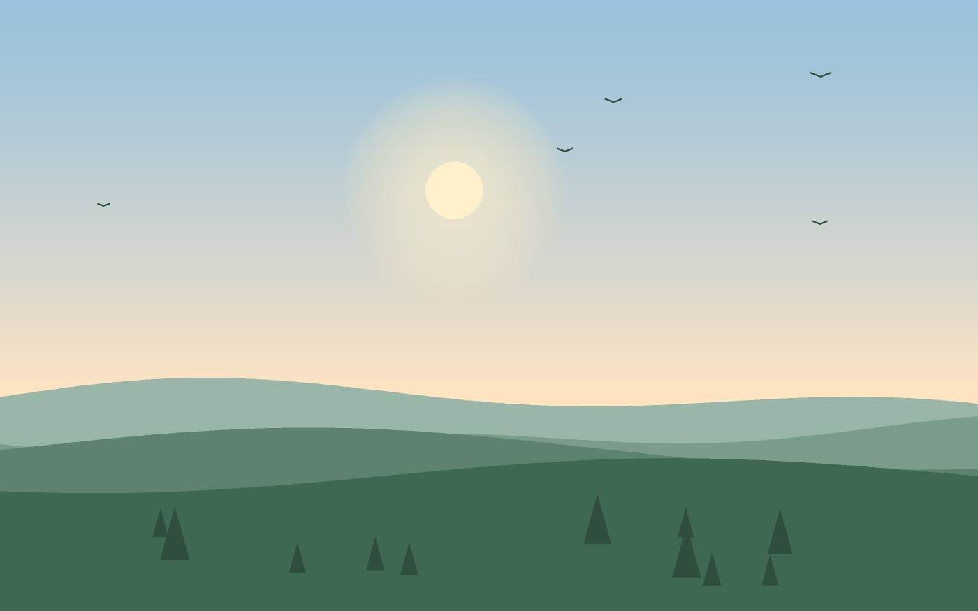 Landschaftsillustration