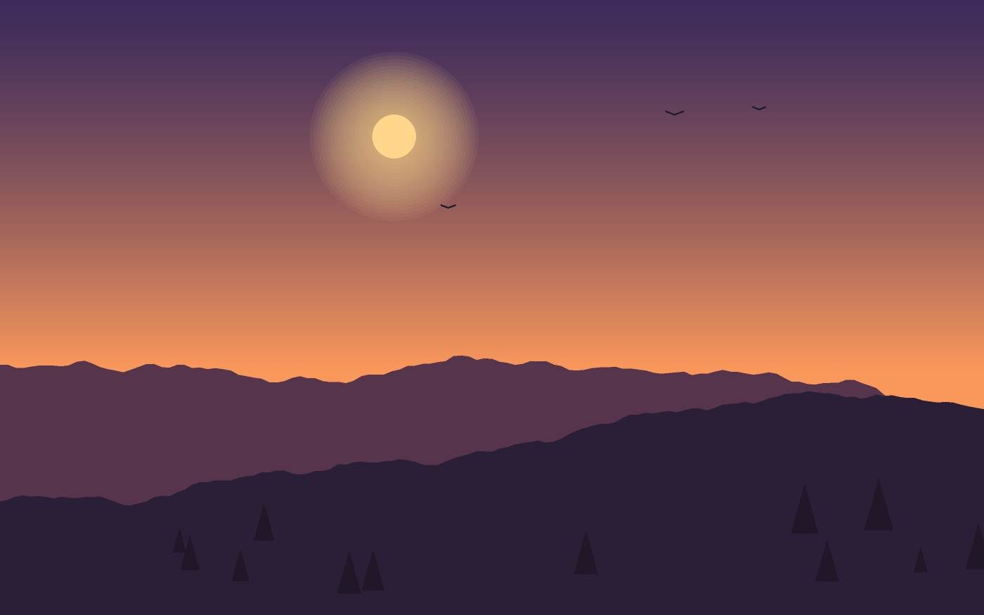 Landschaftsillustration