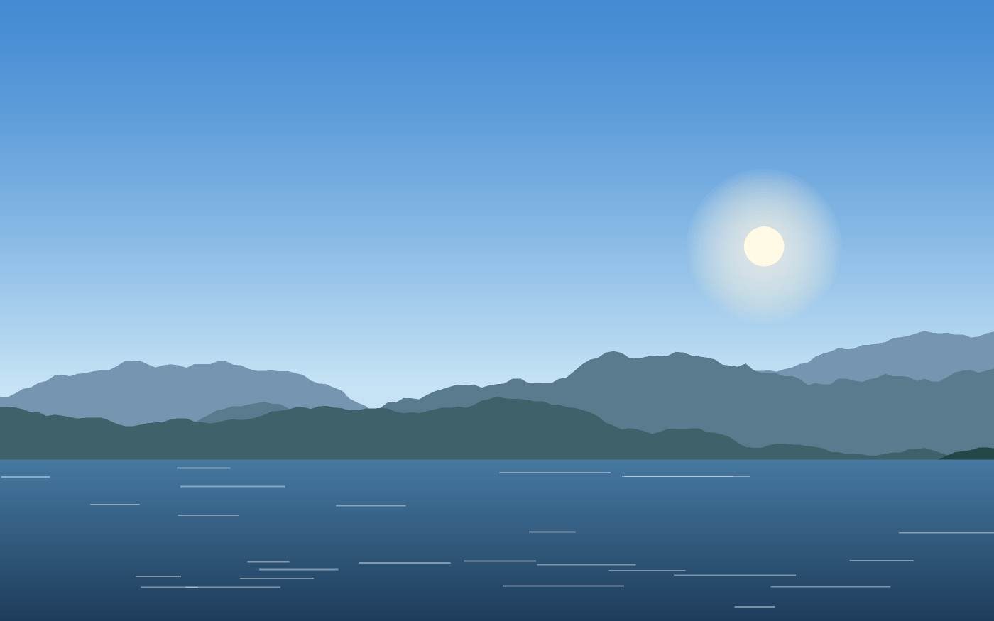 Ilustración de un paisaje