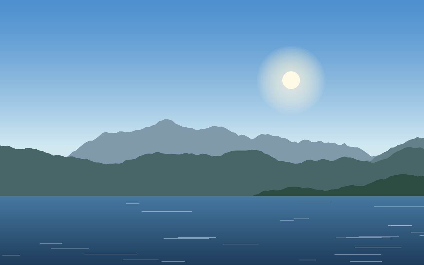 Ilustración de un paisaje