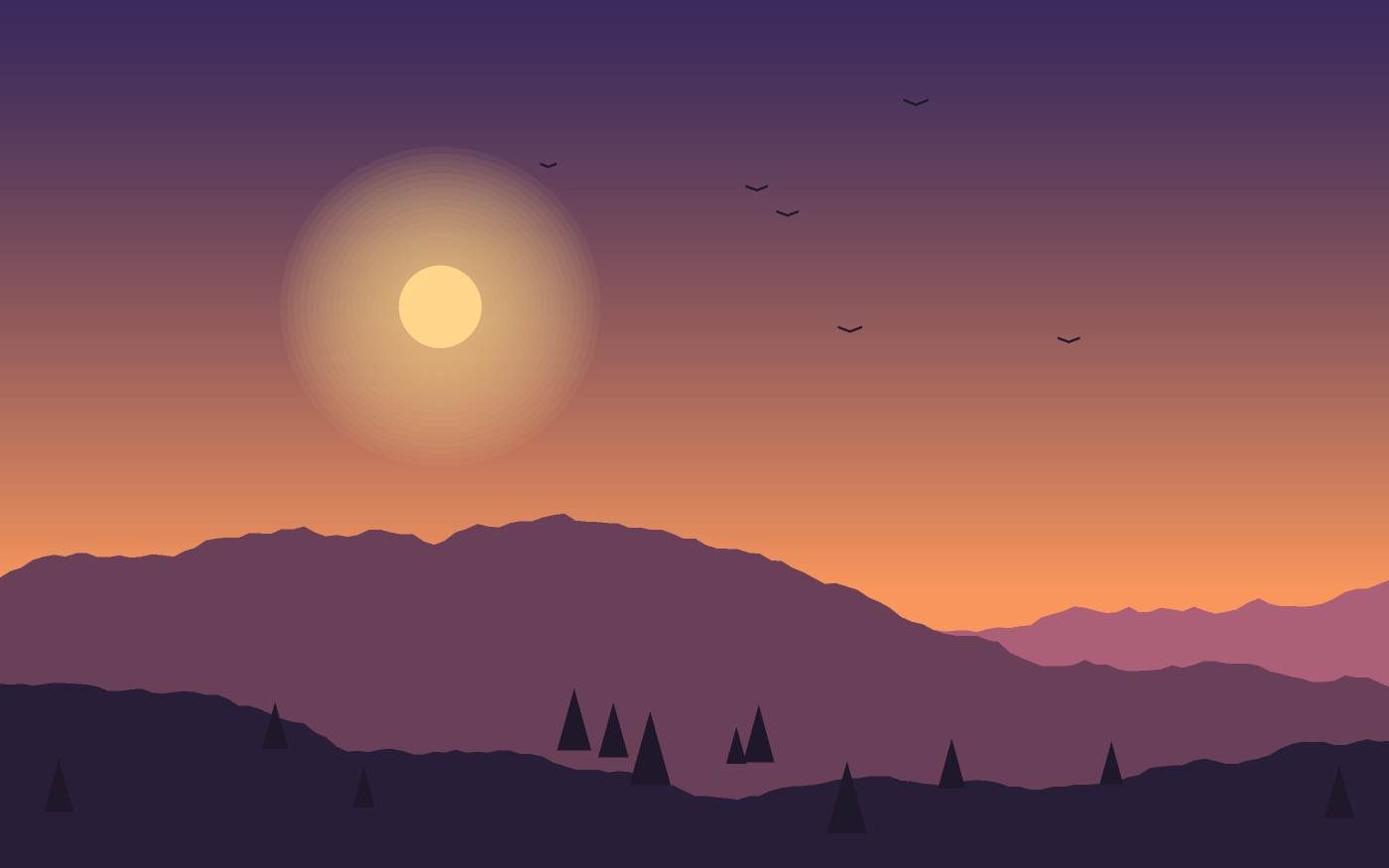 Ilustracja krajobrazu